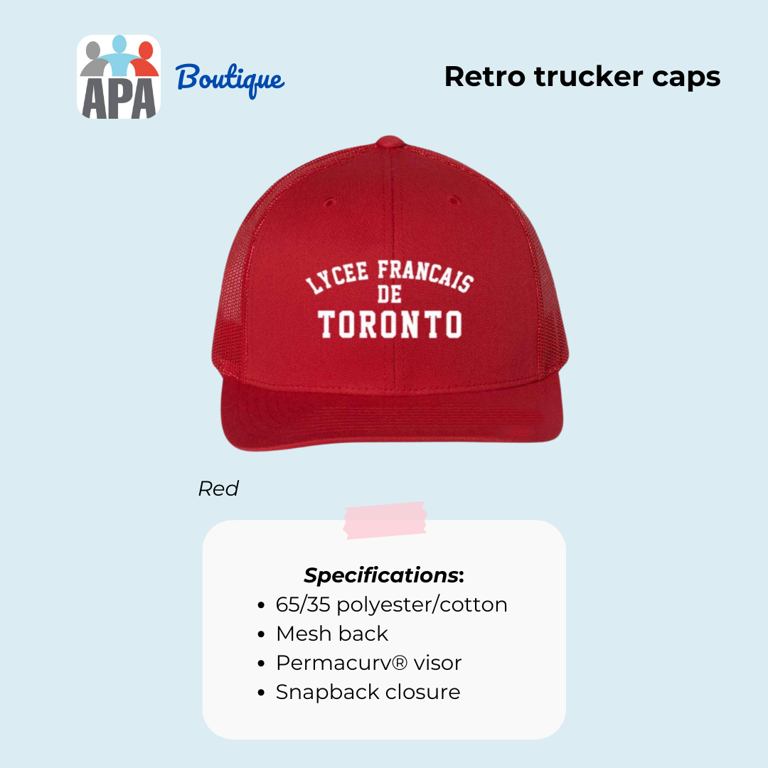 LFT Cap - Retro-Trucker Cap - Red